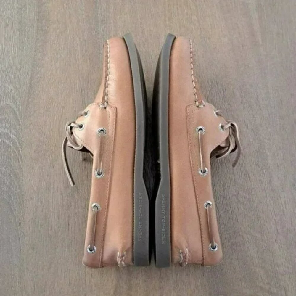 Sperry Authentic Original™ 2 Eye Boat Shoe-Color: Tan/Bronzer - Size: Women 6.5 - Picture 7 of 9